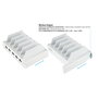 GoodConnections PCA-D006W Estación de Carga Rápida USB de Mesa 110W, 10 Puertos (5x USB-C/5x USB-A) con QC3.0, Color Blanco