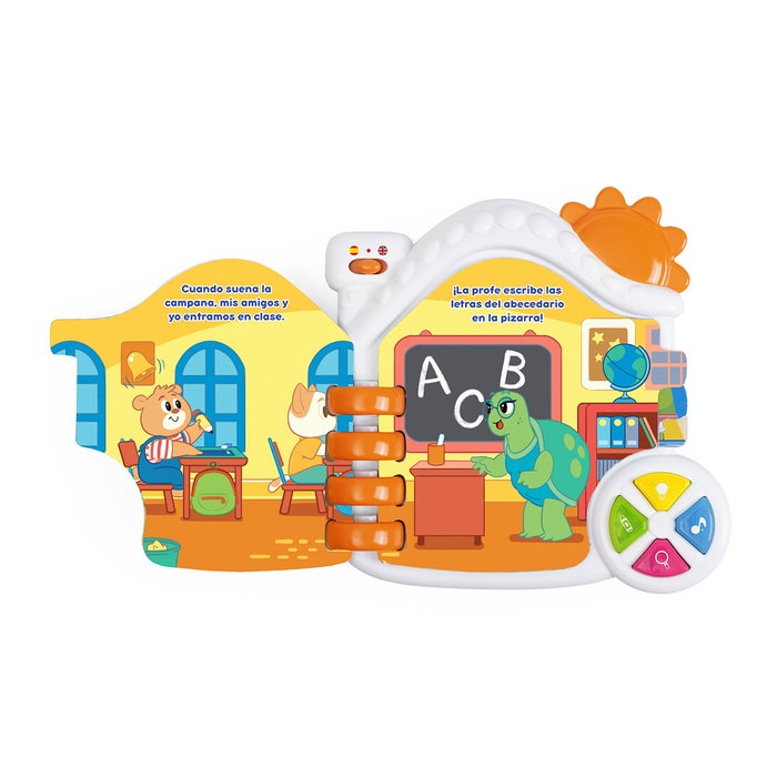 Chicco Libro De La Ciudad Interactivo Bilingüe +6 Meses 9 Páginas Plástico 4 Botones Iluminados
