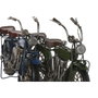 DKD Home Decor Vehículo de Decoración Metal Moto Surtido de 2 unidades