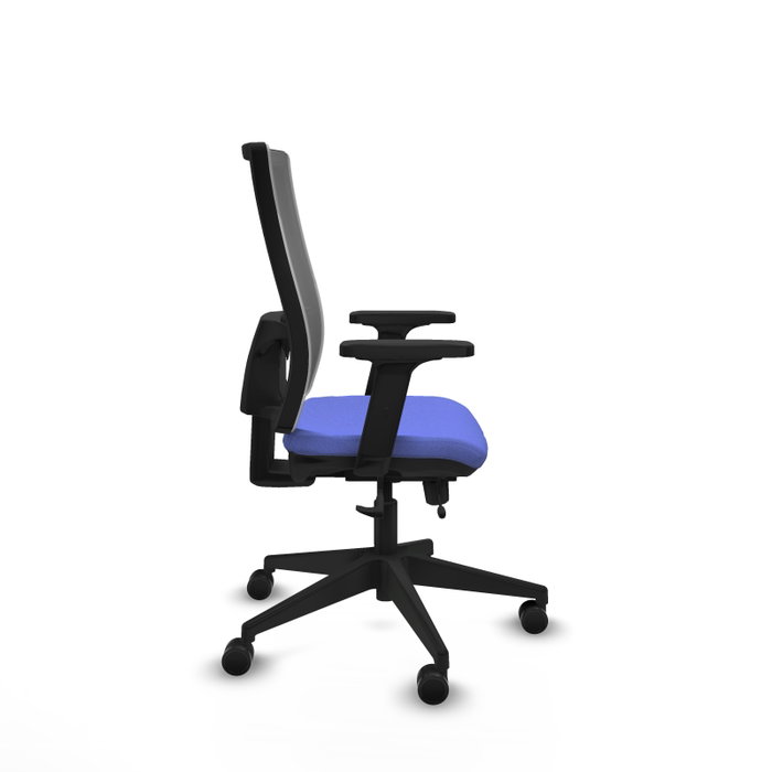 PIQUERAS Y CRESPO Silla de oficina Horna con mecanismo Sincro/Traslack, Azul claro y Gris PIQUERAS Y CRESPO Silla de oficina Horna con mecanismo Sincro/Traslack, Azul claro y Gris