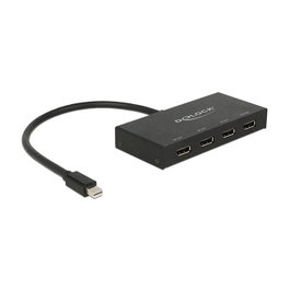 DeLOCK 87693 Divisor de vídeo DisplayPort 1 x mini DisplayPort a 4 x DisplayPort 4K