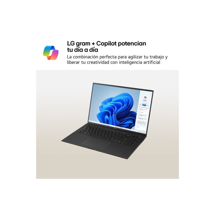 LG Portátil LG gram 16Z90RU-G.AA55B 16 pulg WQXGA Intel Core i5 16GB RAM 512GB SSD Negro