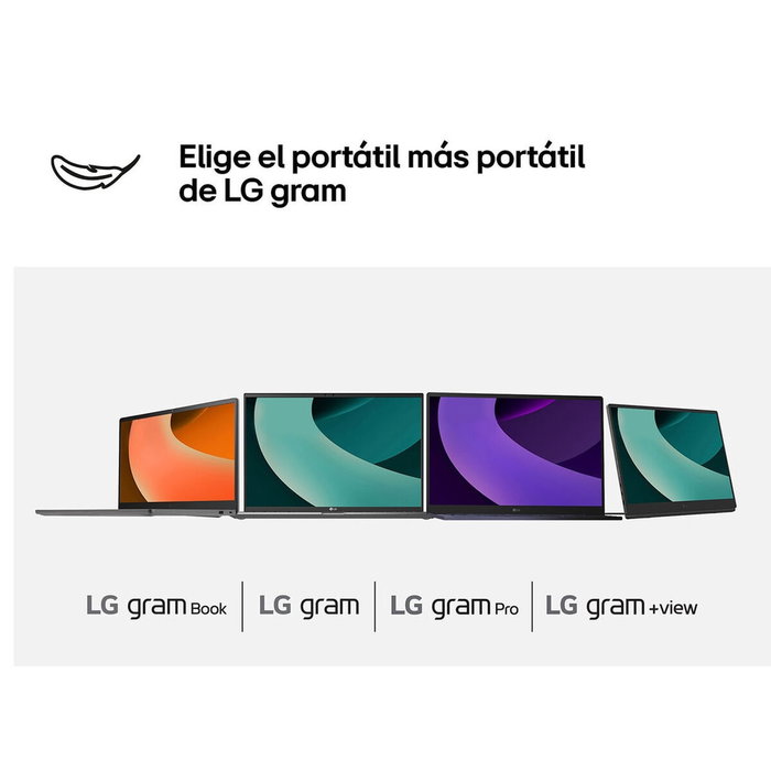 LG Portátil LG gram 16Z90RU-G.AA55B 16 pulg WQXGA Intel Core i5 16GB RAM 512GB SSD Negro