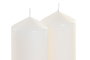 DKD Home Decor Vela Blanco Set de 2 Piezas 7 x 15 x 14 cm Cera Parafina
