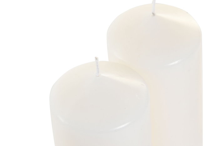 DKD Home Decor Vela Blanco Set de 2 Piezas 7 x 15 x 14 cm Cera Parafina DKD Home Decor Vela Blanco Set de 2 Piezas 7 x 15 x 14 cm Cera Parafina
