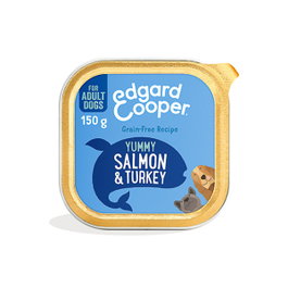EDGAR COOPER EC Canine Adult Salmón y Pavo 11x150g
