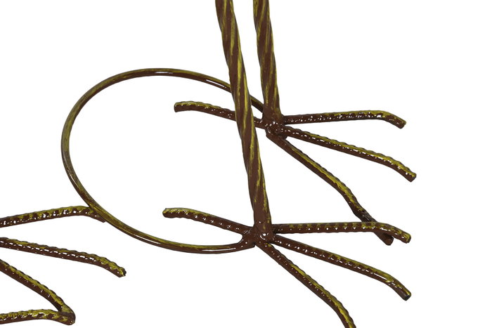 DKD Home Decor Figura Metal Garza Surtido de 2 Piezas DKD Home Decor Figura Metal Garza Surtido de 2 Piezas