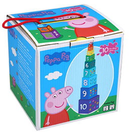 BARBO-TOYS Peppa Pig cubos apilables