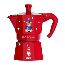 Bialetti Moka Express 1TZ rot Joyful Memories Cafetera Italiana