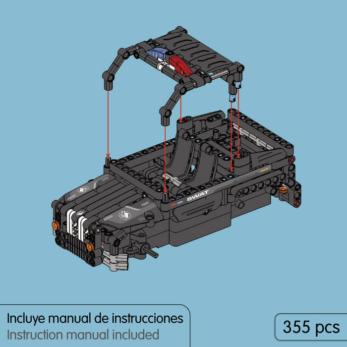 IM MASTER-SET CONST 355 piezas