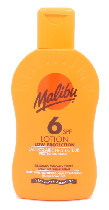 Malibu Loción Solar SPF6 Baja Protección 200ml