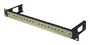 Lanberg Carril de montaje DIN TS-35 1U Negro para rack 19 pulgadas
