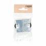 Edm Rodamiento inasa 162 rd16 de acero zincado, 45 x 12,5 x 25,5 mm, 2 uds