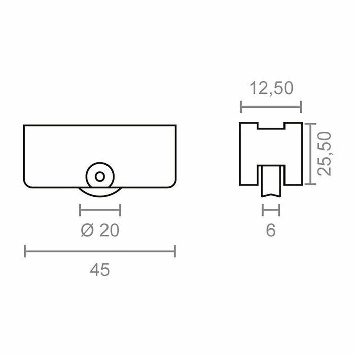 Edm Rodamiento inasa 162 rd16 de acero zincado, 45 x 12,5 x 25,5 mm, 2 uds Edm Rodamiento inasa 162 rd16 de acero zincado, 45 x 12,5 x 25,5 mm, 2 uds