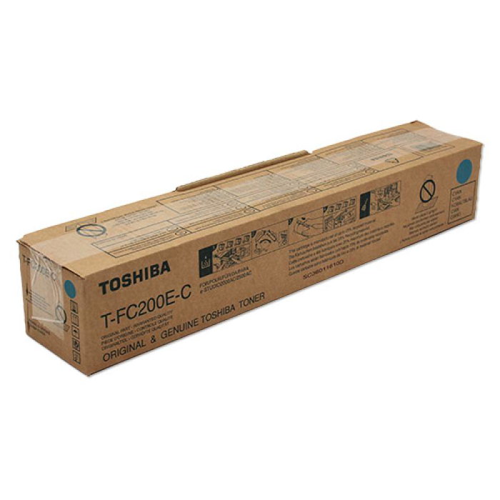 Toshiba T-FC200E Toner Cian para impresoras (Códigos: 6AJ00000119, 6AJ00000259, OEM: 6AJ00000119)