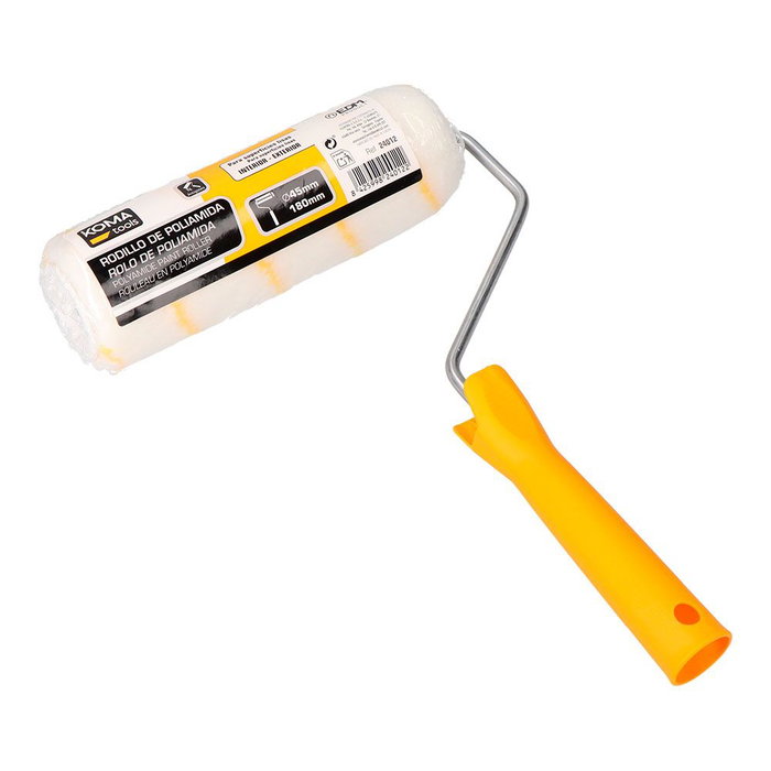 Koma Tools Rodillo Antigoteo Poliamida para Superficies Lisas Ø45 x 180 mm