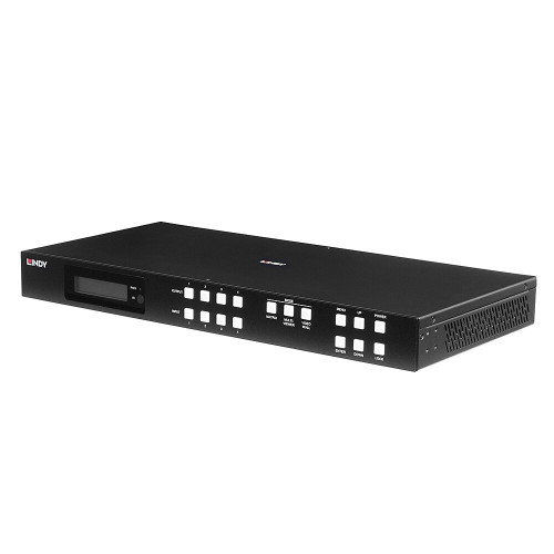 Lindy 38390 Matriz de conmutación AV 4x4 HDMI 4K60 con pantalla OLED Lindy 38390 Matriz de conmutación AV 4x4 HDMI 4K60 con pantalla OLED