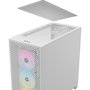 Caja corsair 3000d rgb airflow mid-tower blanca cc-9011256-ww