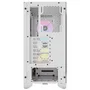 Corsair CC-9011256-WW Carcasa Gaming Mid Tower Blanca RGB Airflow ATX, con Panel de Cristal Templado y 3 Ventiladores