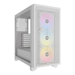 Corsair CC-9011256-WW 3000D RGB Airflow Midi Tower ATX Gaming Caja Blanca con Ventana y Iluminación Multi
