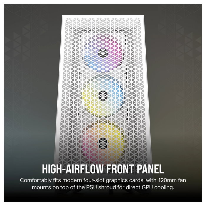 Corsair 3000D RGB AIRFLOW Blanco