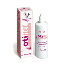 Pharmadiet Otinet Solución Ótica para Perros y Gatos 125ml - Limpiador Higiénico Auricular No Irritante