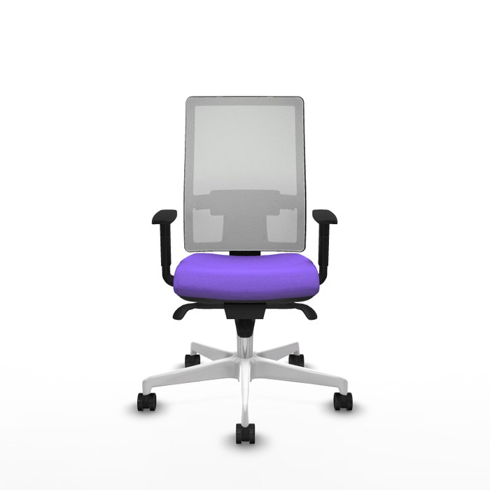 PIQUERAS Y CRESPO Silla de oficina Horna con mecanismo Sincro, Lila y Blanco PIQUERAS Y CRESPO Silla de oficina Horna con mecanismo Sincro, Lila y Blanco