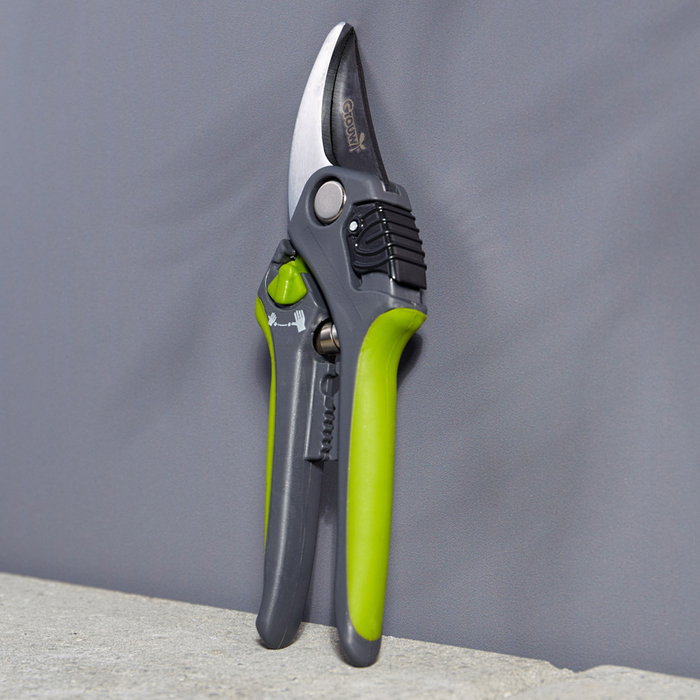 Grouw Tijeras Podar Con Bypass d.16 mm, Aptas Manos Pequeñas Y Grandes, Con Bloqueo, Antideslizantes