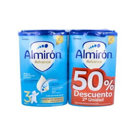 Almiron Advance 3 Bipack 800Gx2U 2A 50% Leche para crecimiento a partir de 2 años