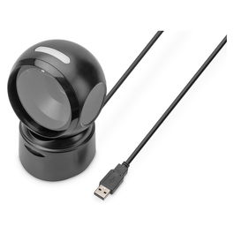 DIGITUS Escáner de Códigos de Barras 1D y 2D QR-Code, Módulo de Escáner USB, 200 lecturas/s, Negro