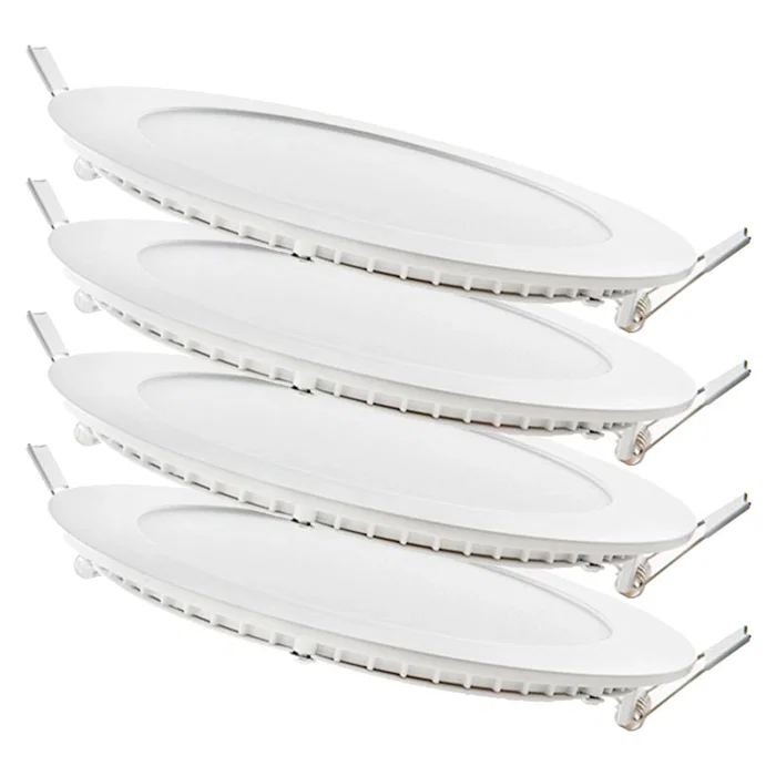 HO Pack 4 Placas LED 12W 1200Lm 2700ºK Blanco Cálido HO-PLCIR12W-WW-PK4-AP