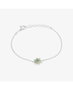 Radiant Pulsera Silver Piedra Azul ROSETONES