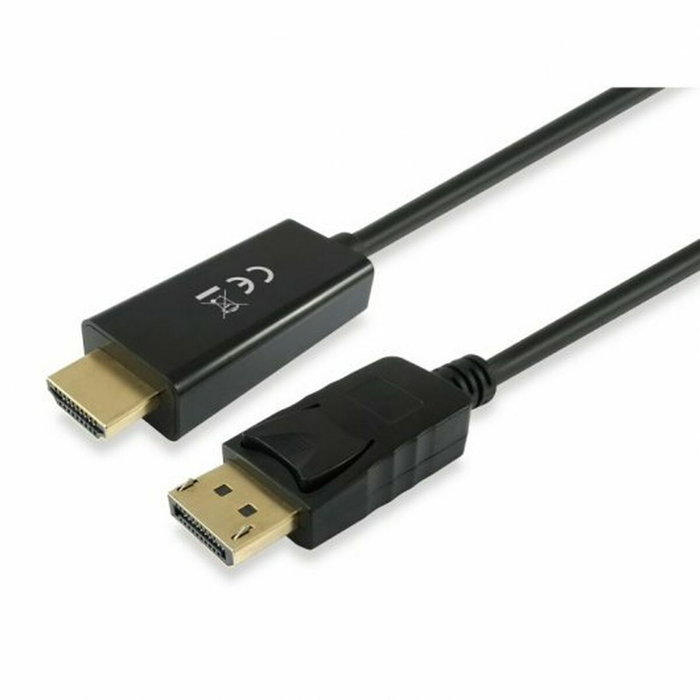 Equip Cable Adaptador DisplayPort a HDMI 2m Negro, 4K/30Hz, 119390 Equip Cable Adaptador DisplayPort a HDMI 2m Negro, 4K/30Hz, 119390