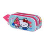 Karactermania Estuche Portatodo Doble 3D Hello Kitty Friendship Azul 22 x8 x9,5 cm