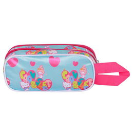 Karactermania Estuche Portatodo Doble 3D Hello Kitty Friendship Azul 22 x8 x9,5 cm