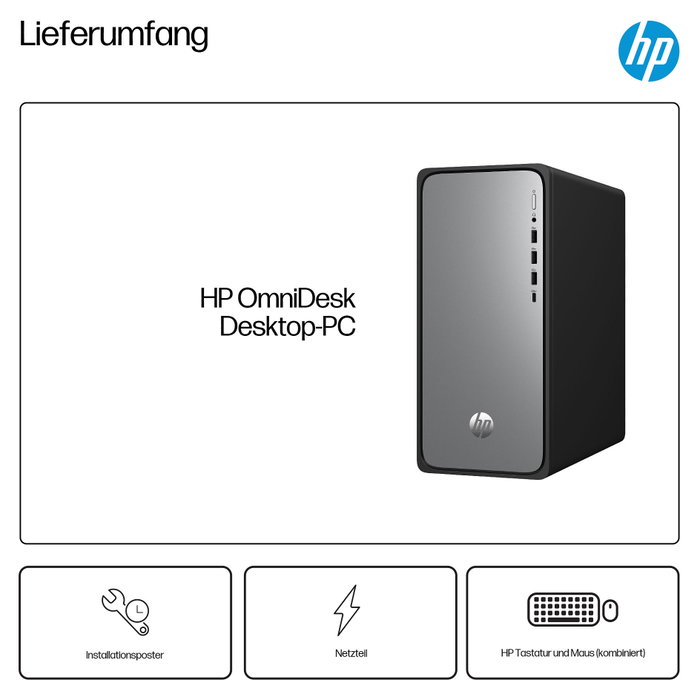HP OmniDesk Desktop M02-0452ng i5-14400 16GB/512GB SSD Windows 11 Meteorsilber HP OmniDesk Desktop M02-0452ng i5-14400 16GB/512GB SSD Windows 11 Meteorsilber