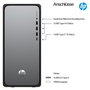 HP OmniDesk Desktop M02-0452ng i5-14400 16GB/512GB SSD Windows 11 Meteorsilber