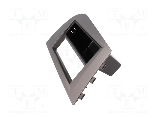 ACV Bastidor de montaje de radio para Seat, 2 ISO, antracita