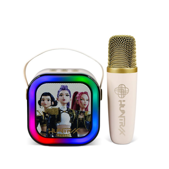 OTL TECHNOLOGIES Altavoz Karaoke Cream Wireless Kpop Demon Hunter con 2 Micrófonos