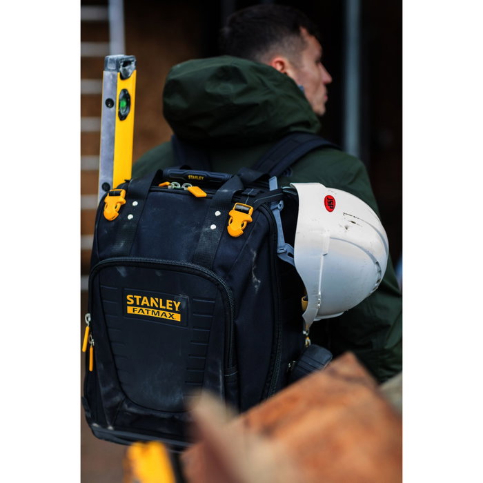 Stanley Fatmax Quick Access Rucksack Negro / Amarillo