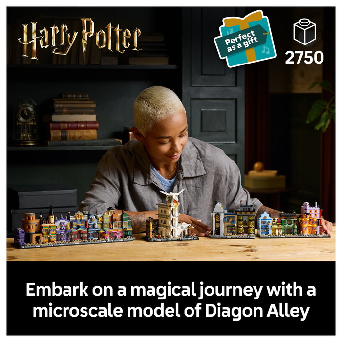 LEGO Harry Potter 76444 Tiendas Mágicas del Callejón Diagon