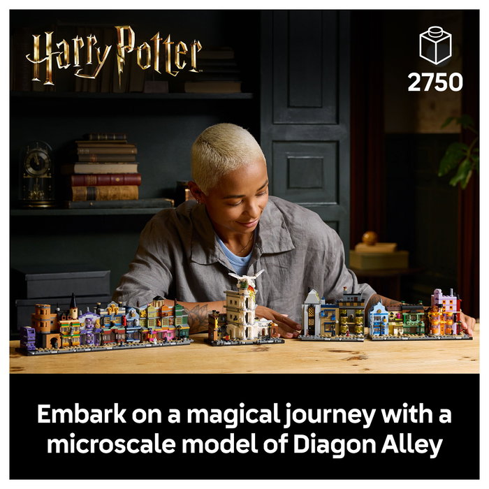 LEGO Harry Potter 76444 Tiendas Mágicas del Callejón Diagon
