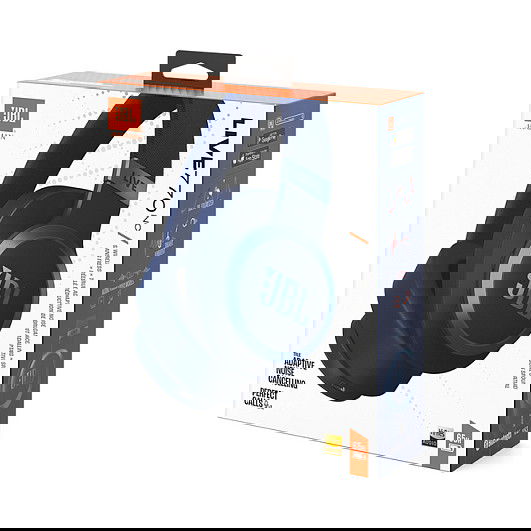 JBL Live 770NC Auriculares Bluetooth Over Ear con Cancelación Activa de Ruido (ANC), 50h Autonomía, Azul