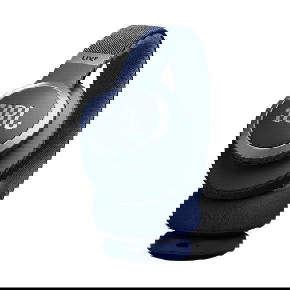 JBL Live 770NC Auriculares Bluetooth Over Ear con Cancelación Activa de Ruido (ANC), 50h Autonomía, Azul