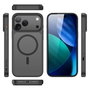 nevox StyleShell Invisio para iPhone 17 Pro compatible con MagSafe, negro