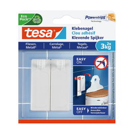 Tesa Klebenagel Fliesen & Metall hasta 3kg, 2 unidades
