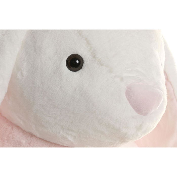 DKD Home Decor Peluche Conejo Crema Poliester 40 x 100 x 50 cm (2 Unidades)