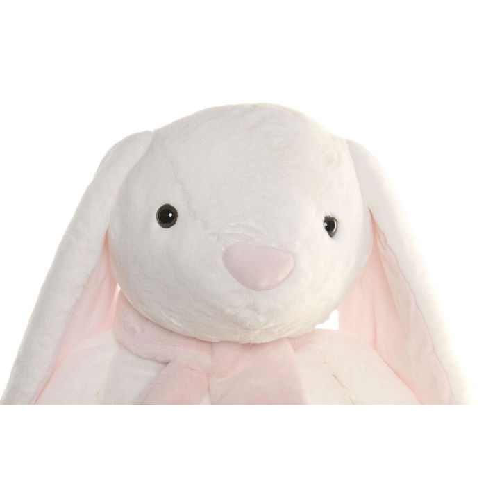 DKD Home Decor Peluche Conejo Crema Poliester 40 x 100 x 50 cm (2 Unidades)