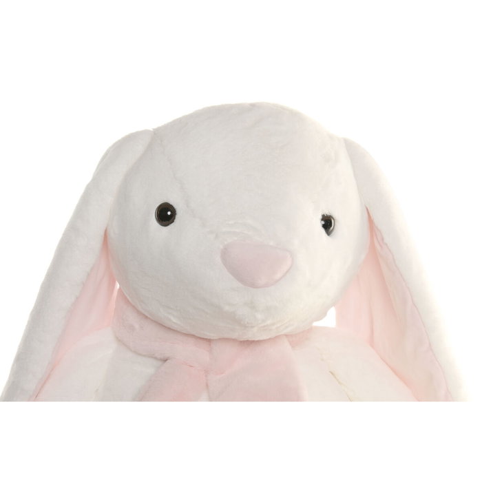 DKD Home Decor Set de 2 Peluches de Conejo Crema