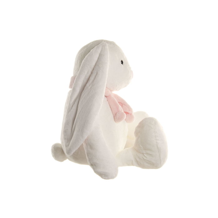 DKD Home Decor Set de 2 Peluches de Conejo Crema